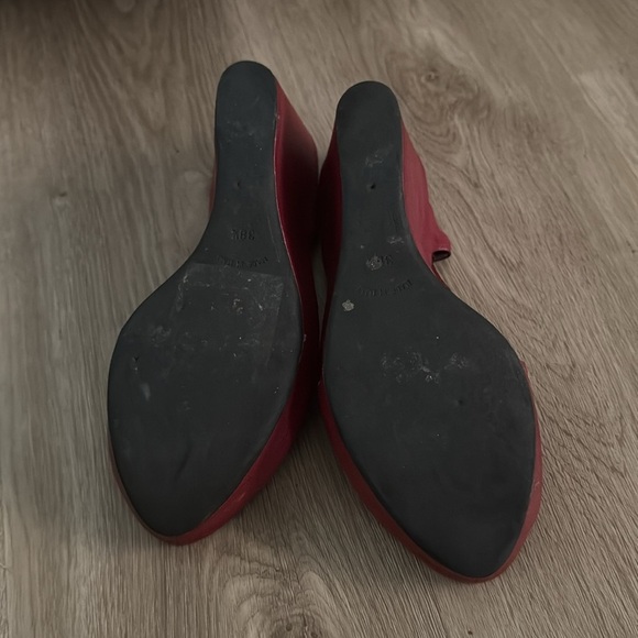 Roberto Del Carlo Elegant Red Women's Wedge Sandals - Picture 6 of 9